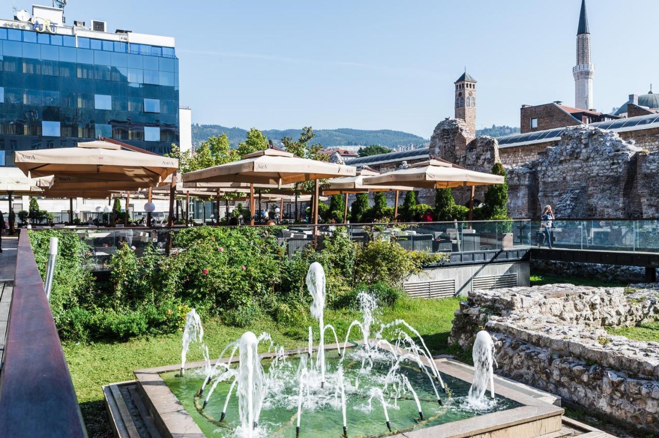 岳罗普酒店 塞拉耶佛 外观 照片 Fountains in Kalemegdan